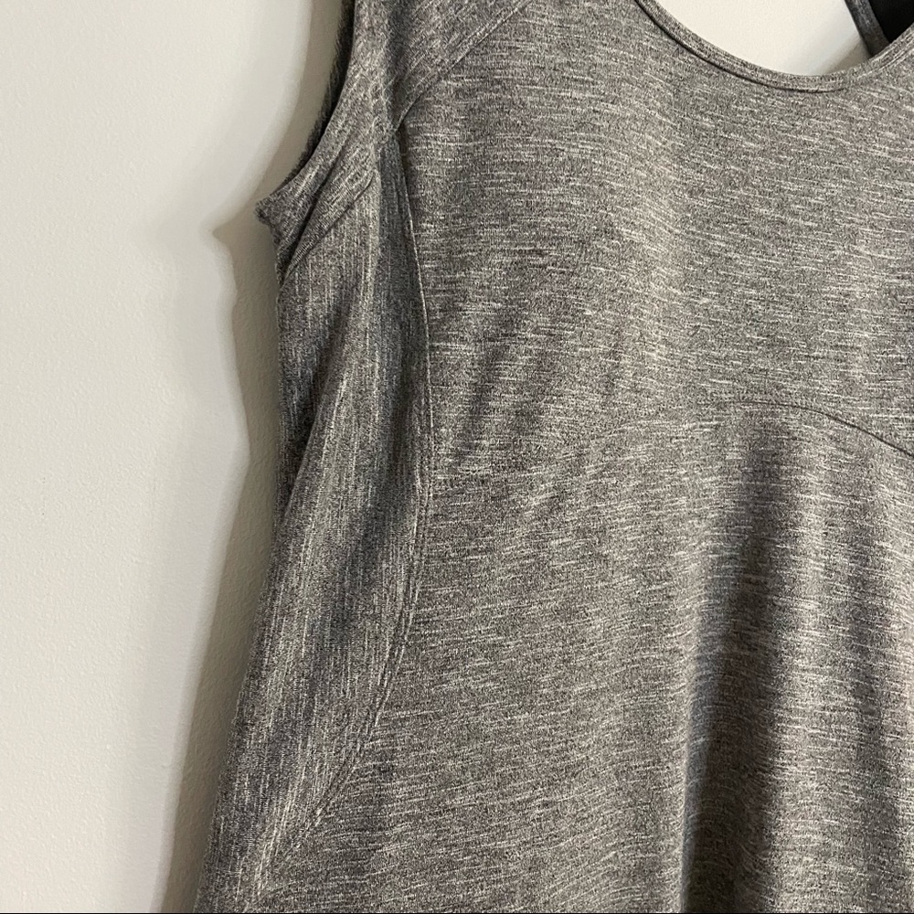 Prana Women’s Calico Athletic Dress Heather Grey - Picture 8 of 11